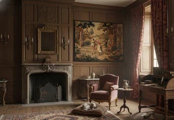 Aubusson After David Teniers II (1610-1690) - Wandtapijt -