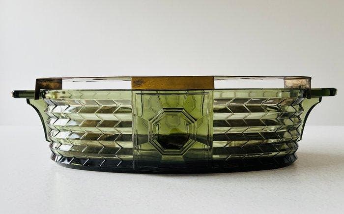 Val Saint Lambert - Réchaud - Verre et métal, Antiquités & Art, Art | Objets design