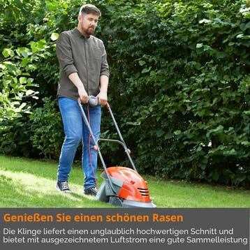 Flymo Hover Vac 250 electrische zweef grasmaaier – 1400 W., Ophalen of Verzenden, Nieuw