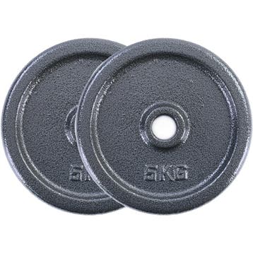 Gietijzer Halterschijven 26mm | 2x10kg | Premium | OP=OP, Sport en Fitness, Fitnessmaterialen, Ophalen of Verzenden, Nieuw, Armen