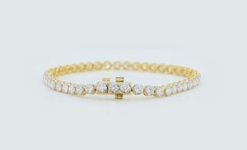 Sans prix de réserve - Bracelet de tennis - 14 carats Or