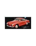 1957 VOLKSWAGEN KARMANN GHIA BROCHURE DUITS