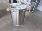 Inox verrijdbare vuilnisemmer Mareno PP-50, Ophalen, Nieuw in verpakking
