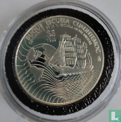 Mexico 5 pesos 1999 (PROOF) Centenary of military naval..., Timbres & Monnaies, Monnaies | Amérique, Envoi