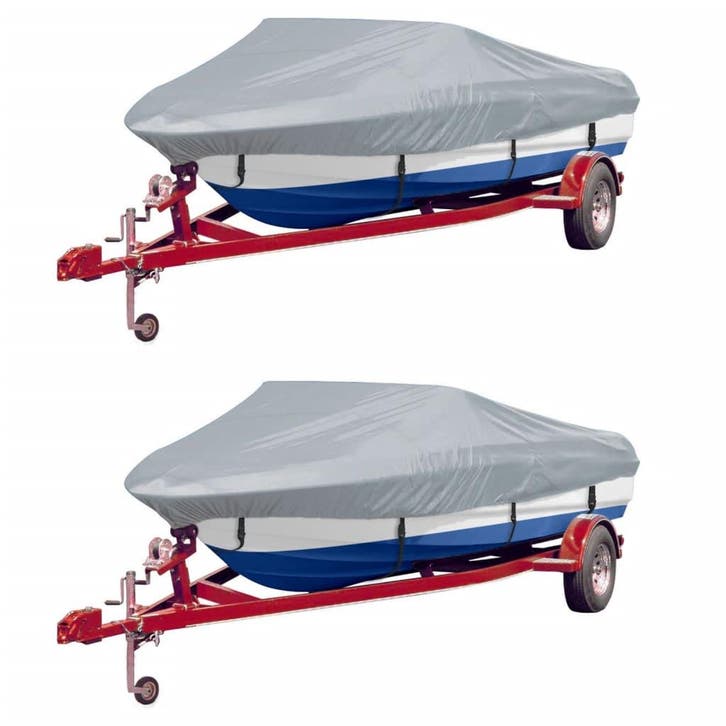 vidaXL Boothoezen 2 st 427-488x229 cm grijs, Watersport en Boten, Bootonderdelen, Nieuw, Verzenden