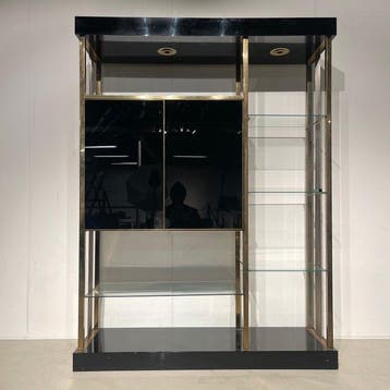 Belgo Chrom - Dressoir - Glas, Messing