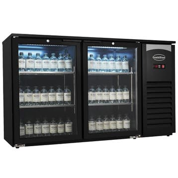 Barkoelkast | 305L | Zwart | +2°C/+10°C | Geforceerd |, Zakelijke goederen, Horeca | Keukenapparatuur, Verzenden, Nieuw in verpakking