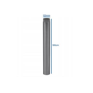 Stalen Rookkanaal 120cm | Premium | OP=OP, Doe-het-zelf en Bouw, Minder dan 30 cm, Hoog rendement (Hr), Minder dan 60 cm, Ophalen of Verzenden