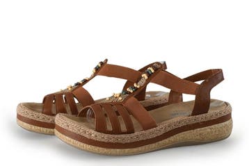 Rieker Sandalen in maat 40 Bruin, Bruin, Verzenden, Sandalen of Muiltjes, Zo goed als nieuw