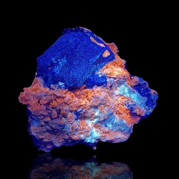 afghaniet Kristal op matrix - Hoogte: 69 mm - Breedte: 69