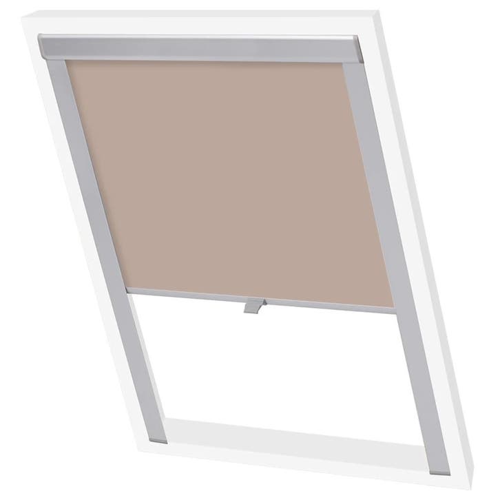 vidaXL Rolgordijn verduisterend beige MK04, Maison & Meubles, Ameublement | Rideaux & Stores à lamelles, Envoi