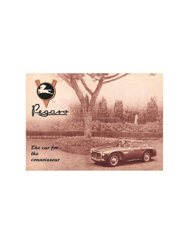 1953 PEGASO Z-102 B BS BROCHURE ENGELS, Boeken, Auto's | Folders en Tijdschriften, Ophalen of Verzenden