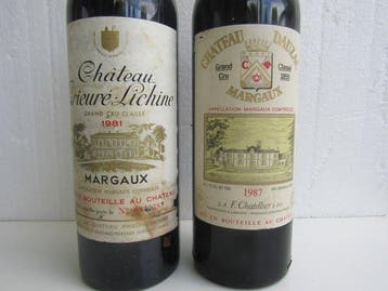 1981 Château Prieuré Lichine & 1987 Chateau Dauzac -, Collections, Vins