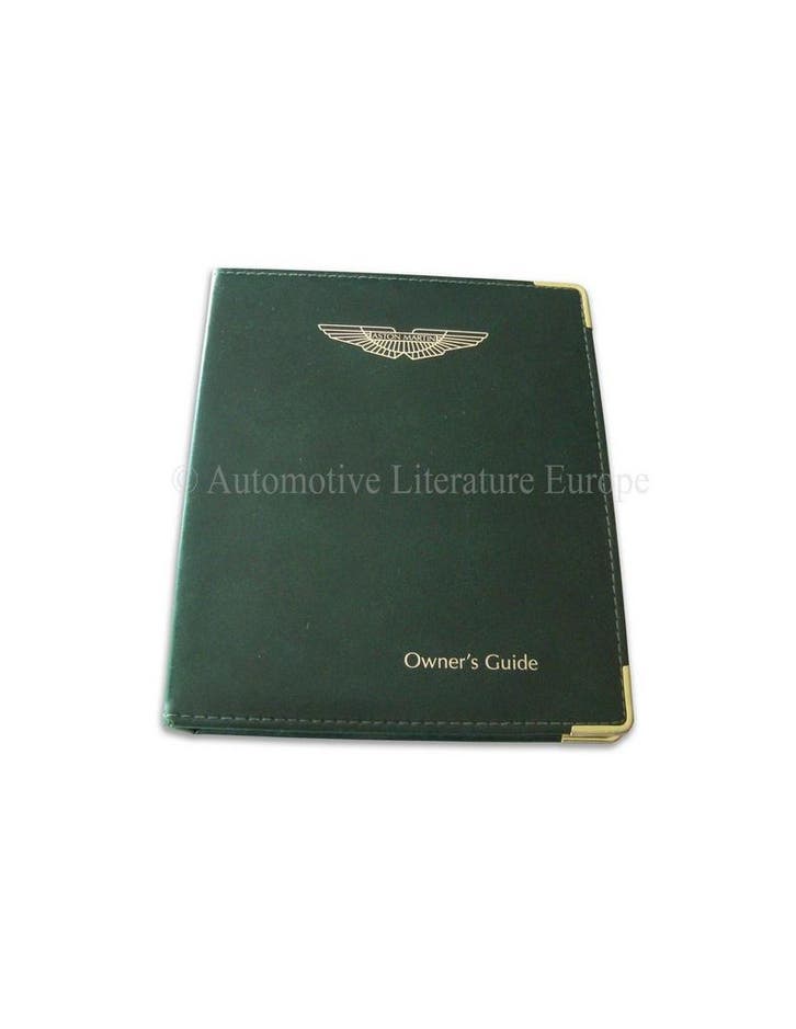 1998 ASTON MARTIN VANTAGE INSTRUCTIEBOEKJE ENGELS, Autos : Divers, Modes d'emploi & Notices d'utilisation, Enlèvement ou Envoi