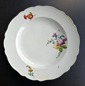 Meissen - Service de table - 4 × assiettes antiques avec