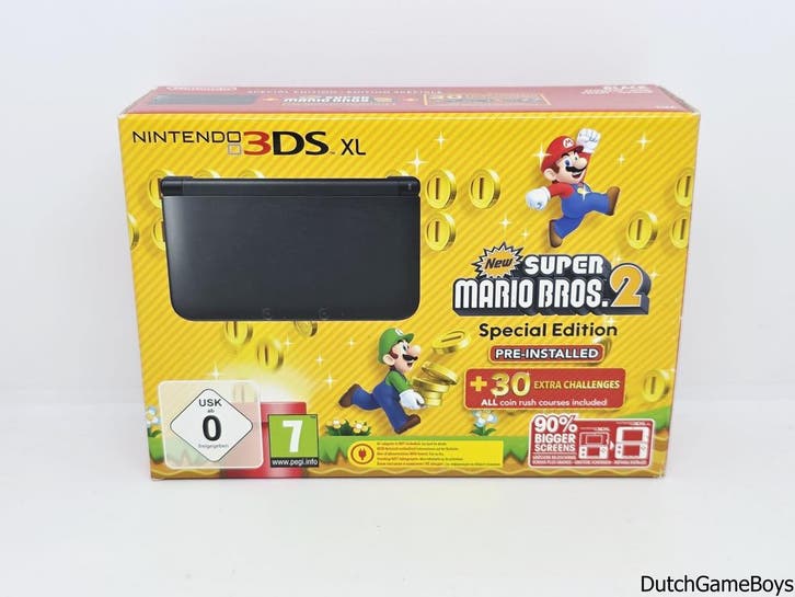 Nintendo 3DS XL - Console - Black - Super Mario Bros. 2 : Sp, Games en Spelcomputers, Spelcomputers | Nintendo 2DS en 3DS, Gebruikt