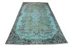 Turkoois vintage - Vloerkleed - 270 cm - 160 cm - met, Huis en Inrichting, Nieuw