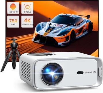 WiMiUS P63 Full HD Beamer | 41% Korting | Retour deal, Verzenden, Zo goed als nieuw