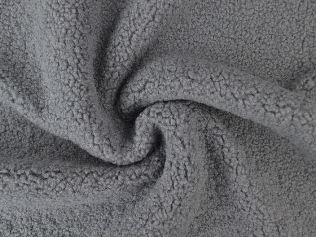 10 meter teddy bont - donkergrijs - Bouclé stoffen, Hobby & Loisirs créatifs, Tissus & Chiffons, Envoi