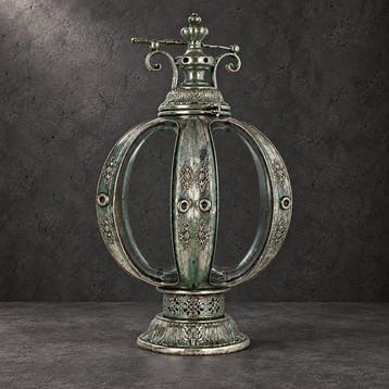 Lantaarn - Glas, Metaal - 56 cm tall lantern!