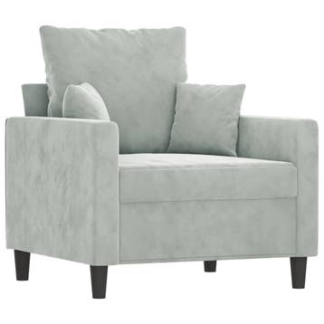Fauteuil Fluweel -47% | Nu Retour Deal!, Verzenden, 75 tot 100 cm, Zo goed als nieuw, 75 tot 100 cm