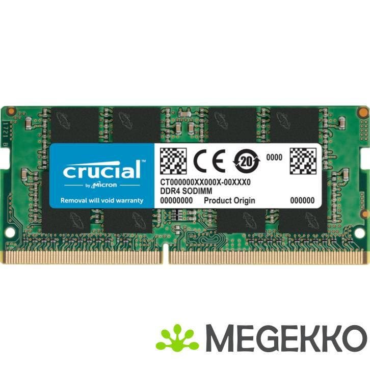 Crucial DDR4 SODIMM 1x8GB 3200, Computers en Software, Overige Computers en Software, Nieuw, Verzenden