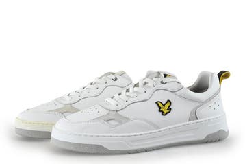 Lyle & scott Veterschoenen in maat 44 Wit, Kleding | Heren, Schoenen, Verzenden, Wit, Zo goed als nieuw, Lyle & scott