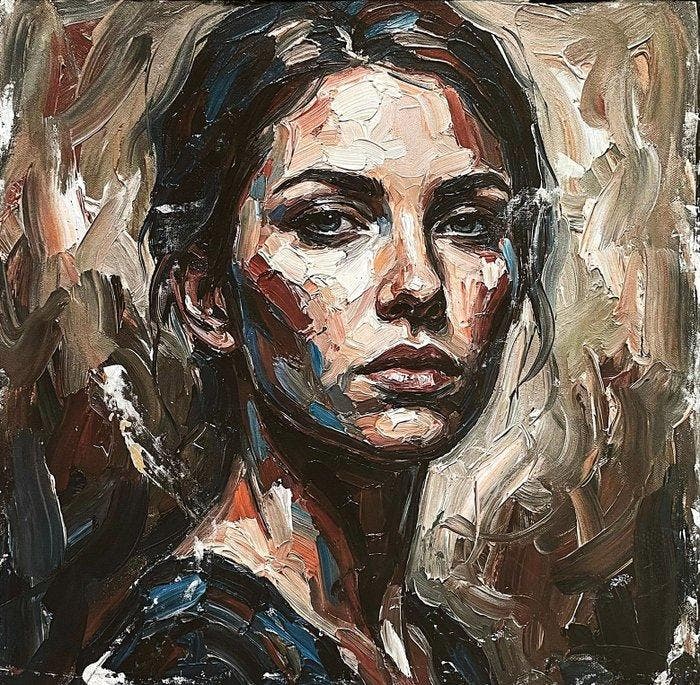 Nicole Lubbers (XX) - Vuur zonder naam XL, Antiquités & Art, Art | Peinture | Moderne