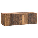 vidaXL Wandmontage TV-kast Oud hout 98 x 41 x 30 cm Bewerkt, Verzenden