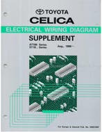1990 TOYOTA CELICA ELECTRISCH SCHEMA WERKPLAATSHANDBOEK