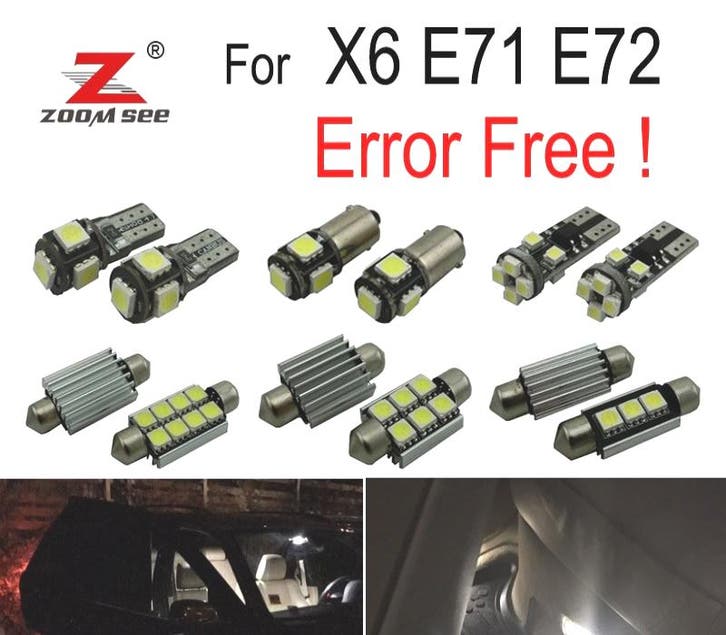 Kit 22 Ampoules Led Intérieur Pour Bmw X6 E71 E72 M Xdrive 3, Autos : Pièces & Accessoires, Éclairage, Envoi