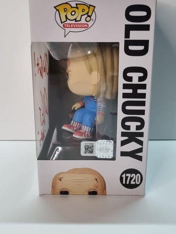 Funko - Funko Pop #1720 Old Chucky signed by Alex Vincent /w