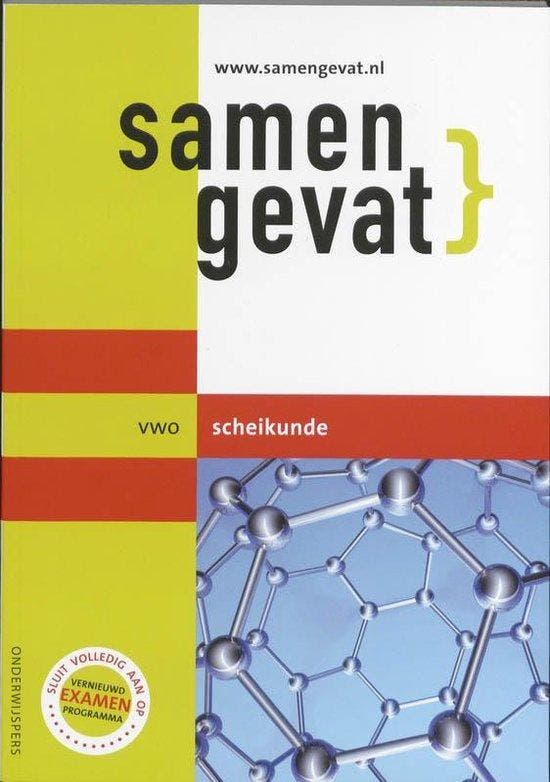 Samengevat Vwo Scheikunde - van der Vecht, Boeken, Overige Boeken, Verzenden