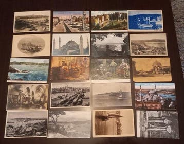 Turkije - Ansichtkaarten van Constantinopel - Ottomaanse -, Collections