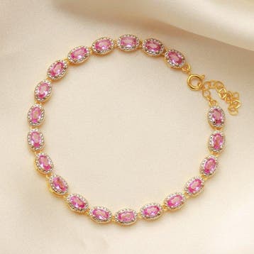 Zonder minimumprijs - Armband Zilver, 18k goudverguld -, Nieuw