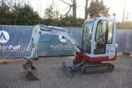 Veiling: Minigraver Takeuchi TB016 Diesel 10.3kw 2011, Articles professionnels, Ophalen
