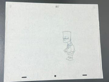 Gracie Films (1992) - Originele animatietekening van Bart, Cd's en Dvd's, Nieuw in verpakking