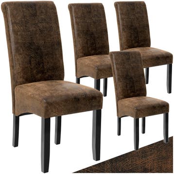 Eetkamerstoel, ergonomisch, massief hardhout, Huis en Inrichting, Verzenden, Nieuw