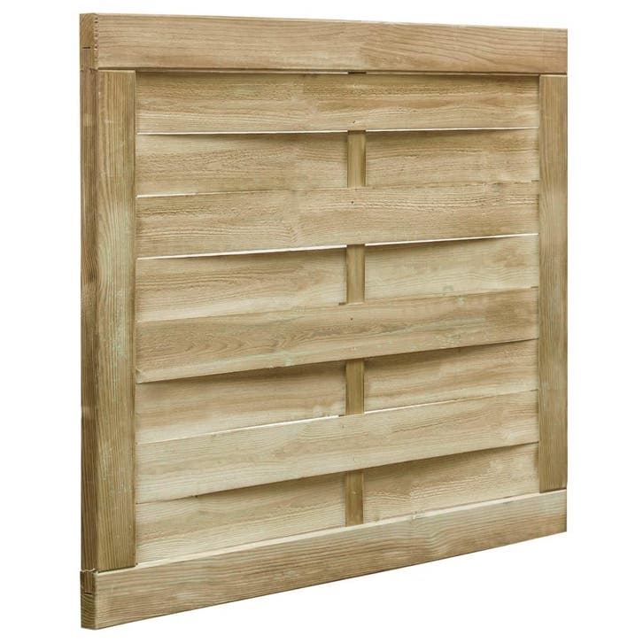 vidaXL Poort 100x75 cm groen geïmpregneerd grenenhout, Tuin en Terras, Tuinpoorten, Nieuw, Verzenden