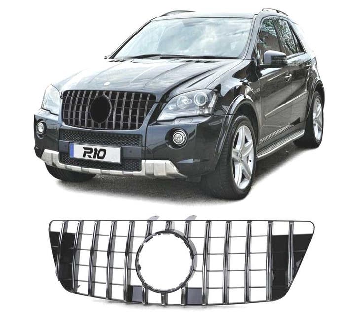 Calandre Pour Mercedes Classe M Ml W164 08-11 Look Amg Noir, Auto-onderdelen, Carrosserie, Verzenden
