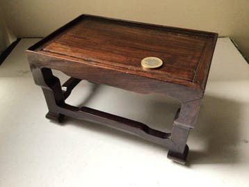 Tafel der Geleerden - Hout, Rozenhout - China - Begin 20e