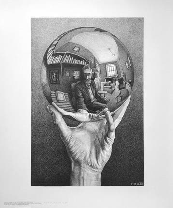 M.C. Escher (1898-1972) (after) - Hand with Reflecting