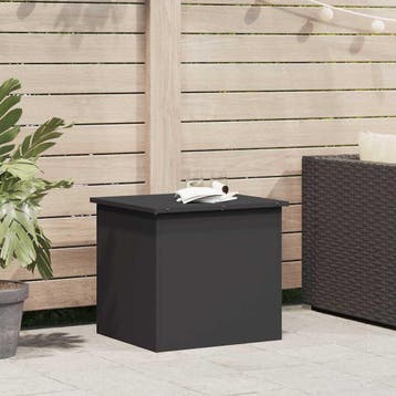 vidaXL Tuinkussens opbergdoos Gegalvaniseerd staal 55 x 50,5, Verzenden, Nieuw