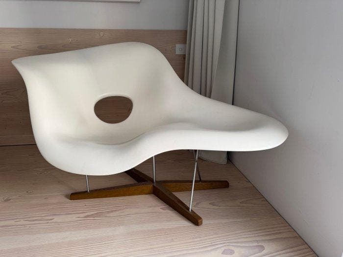 Vitra - Charles & Ray Eames - Stoel - La Chaise - Eik, Antiquités & Art, Art | Objets design