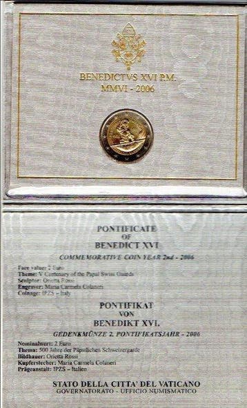 Vaticaan. 2 Euro 2006 Guardia Svizzera (Zonder, Postzegels en Munten