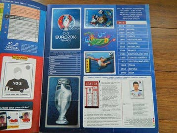 2016 Panini Euro 2016 Édition limitée - 1 Album complet -, Nieuw