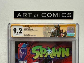 Spawn #1 - Signed by Todd McFarlane - Special CGC label -