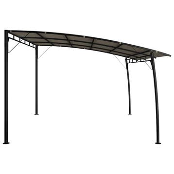 vidaXL Zonneluifel 4x3x2,55 m taupe, Verzenden, Nieuw