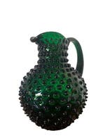 Kruik - Kristal - Bohemië - Hobnail, Antiek en Kunst