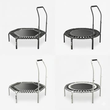 ACON Fit Rebounder Fitness Trampoline met handgreep, Sport en Fitness, Verzenden, Nieuw, Rug, Overige typen